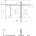 Мойка кухонная Zorg Inox X 78-2-44