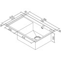 Мойка кухонная Zorg Inox X X-7851-R