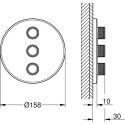 Переключатель потоков Grohe Grohtherm SmartControl 29122000 на три потребителя