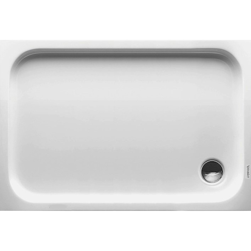 Поддон для душа Duravit D-code 120х80, с сифоном и ножками