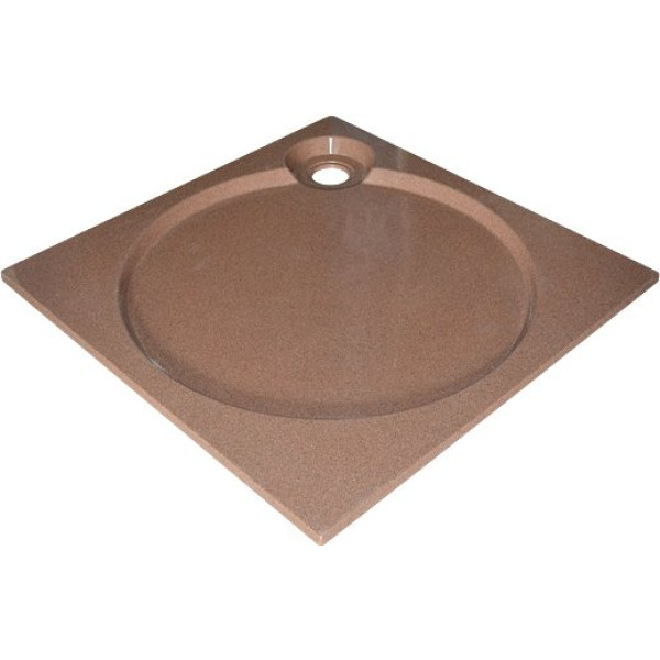 Поддон для душа GuteWetter Deluxe 100x100x2 Q терракот