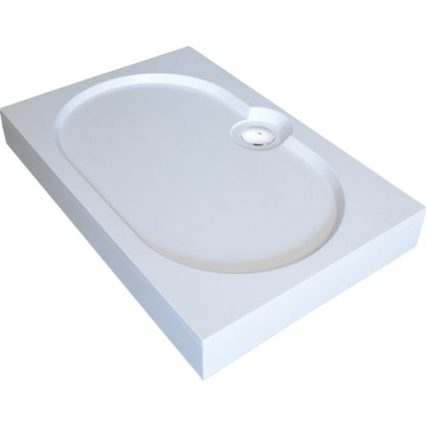 Поддон для душа GuteWetter Deluxe 120x80x16 Q белый