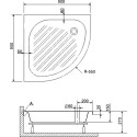 Поддон для душа RGW B/CL-S 16180499-51 90x90