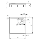 Поддон для душа Radaway Argos C 90x90