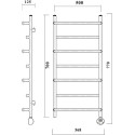 Полотенцесушитель электрический Domoterm Орфей П7 50x70, хром, R