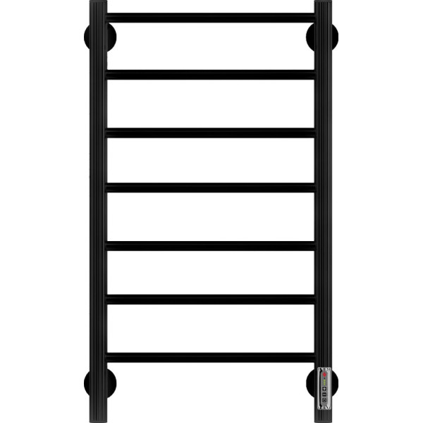 Полотенцесушитель электрический Terminus Аврора П7 400*750 черный матовый