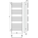 Полотенцесушитель электрический Terminus Стандарт П27 500*1386
