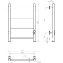 Полотенцесушитель электрический Тругор Аспект ПЭК СП1 60x40