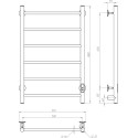 Полотенцесушитель электрический Тругор Аспект ПЭК СП1 80x50
