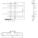 Полотенцесушитель электрический Тругор Логика эл ТЭН ЛЦ9 60x60