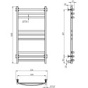 Полотенцесушитель электрический Тругор Пэк 21 100x50