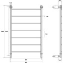 Полотенцесушитель водяной Energy Classic 100x60