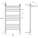 Полотенцесушитель водяной Energy Prestige Modus 100x50