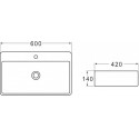 Раковина BelBagno BB1338