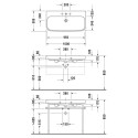 Раковина Duravit Happy D.2 2318100000 100 см