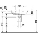 Раковина Duravit ME by Starck 2335650030