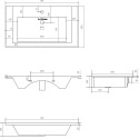 Раковина Galassia Plus Design 2043 91x51
