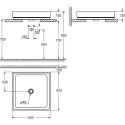 Раковина Grohe Cube Ceramic 3948100H
