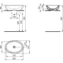 Раковина Ideal Standard Strada K078401 60 см