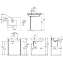 Раковина Jacob Delafon Odeon Up E4757G 65 см