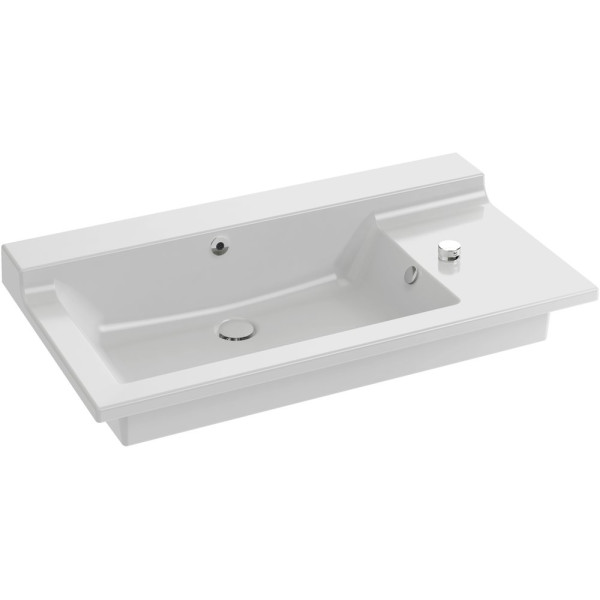 Раковина Jacob Delafon Soprano EXK122 100 см, со смесителем