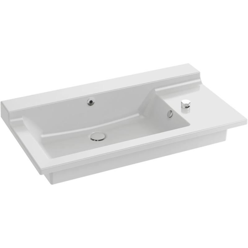 Раковина Jacob Delafon Soprano EXK122 100 см, со смесителем