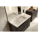 Раковина Jacob Delafon Soprano EXK122 100 см, со смесителем