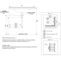 Раковина Цвет и Стиль Техно 75 с полотенцедержателем