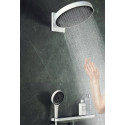 Шланговое подключение Hansgrohe Rainfinity Porter 500 26843700 с полкой и держателем