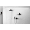 Шланговое подключение Hansgrohe Rainfinity Porter 500 26843700 с полкой и держателем