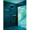 Шланговое подключение Hansgrohe Rainfinity Porter 500 26843700 с полкой и держателем