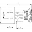 Шланговое подключение Milacio MC.008.BR