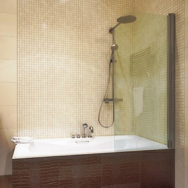 Шторка на ванну GuteWetter Lux Pearl GV-601 правая 60 см стекло бесцветное, профиль хром