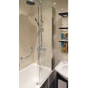 Шторка на ванну GuteWetter Lux Pearl GV-601 правая 60 см стекло бесцветное, профиль хром