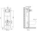 Система инсталляции для унитазов Jacob Delafon E33131RU-NF