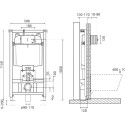 Система инсталляции для унитазов OLI Oli 74 OLIPure 152978 Sanitarblock mechanic