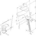Смеситель AM.PM Bliss L F5382132 для раковины