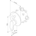 Смеситель AM.PM Like F8085000 для ванной с душем