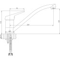 Смеситель Aquanet Round Handle SD90705 для кухонной мойки