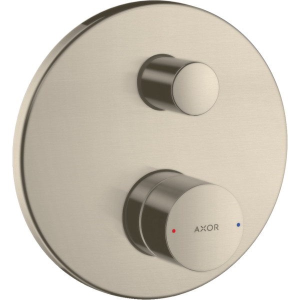 Смеситель Axor Uno 45405820 для ванны с душем, шлифованный никель
