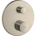 Смеситель Axor Uno 45407820 для ванны с душем, шлифованный никель