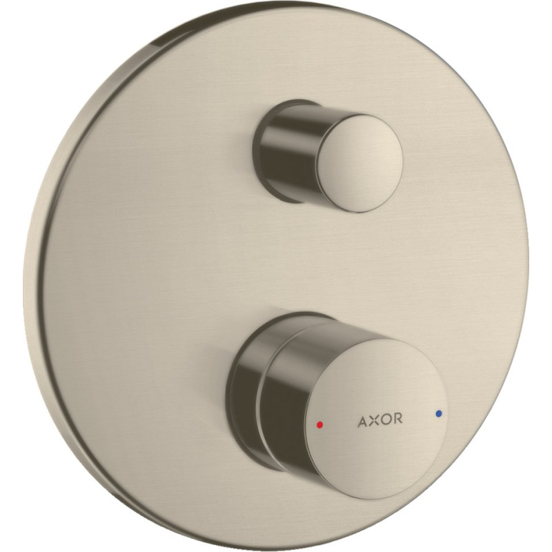 Смеситель Axor Uno 45407820 для ванны с душем, шлифованный никель