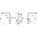Смеситель BelBagno Tanaro TAN LACM CRM для кухонной мойки
