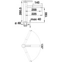 Смеситель Blanco Linee-S 517591 для кухонной мойки