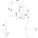 Смеситель Blanco Linus-S-F 514023 для кухонной мойки