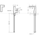 Смеситель Bravat Arc F16061C-2-ENG для раковины