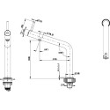 Смеситель Bravat Ozen F7354388CP-ENG для кухонной мойки
