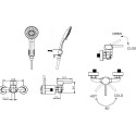 Смеситель Bravat Slim TF9332366CP-01-RUS для душа