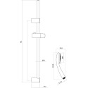 Смеситель Cersanit Cersania 63031 для ванны с душем + душевой гарнитур