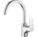 Смеситель D&K Berlin Freie DA1432401 для кухонной мойки, хром